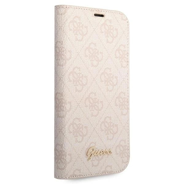 Guess GUBKP14XHG4SHP iPhone 14 Pro Max 6.7 "pink / pink book 4G Vintage Gold Logo