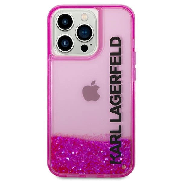 Karl Lagerfeld KLHCP14XLCKVF iPhone 14 Pro Max 6.7 "pink / pink hardcase Liquid Glitter Elong
