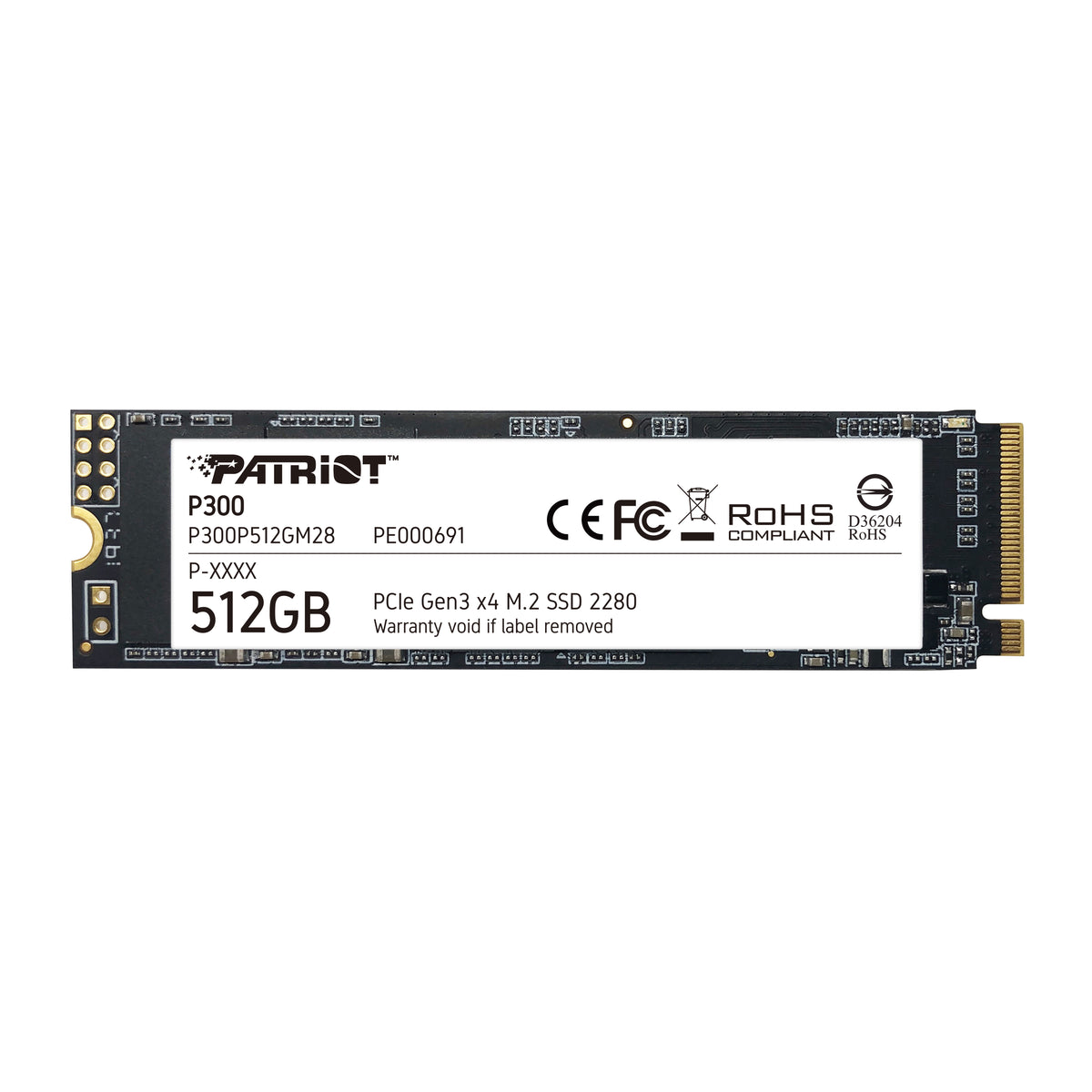 Patriot SSD P300 512GB M.2 PCI Express 3.0 x4 (NVMe)