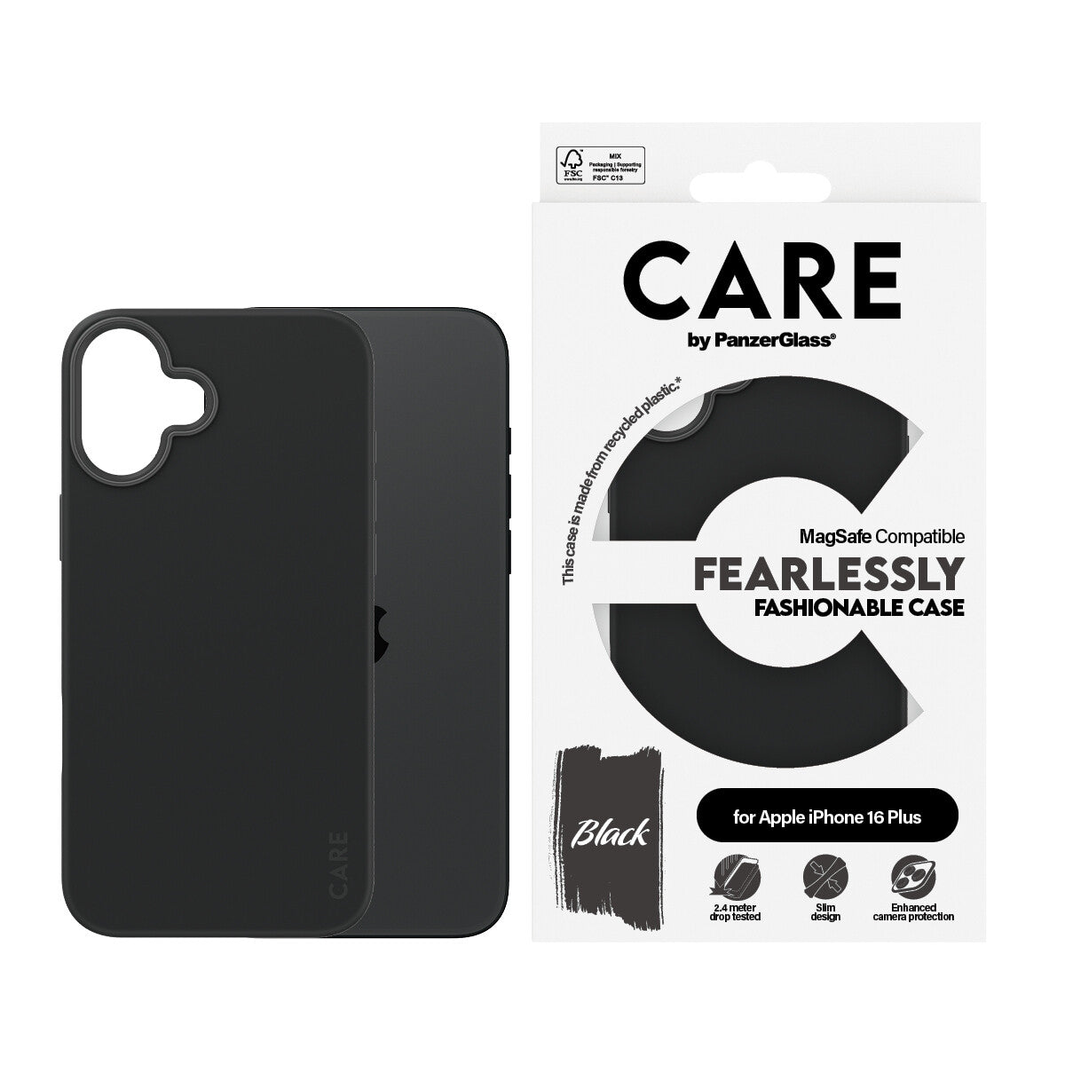 PanzerGlass CARE™ by ® Case Sort m. MagSafe iPhone 16 Plus