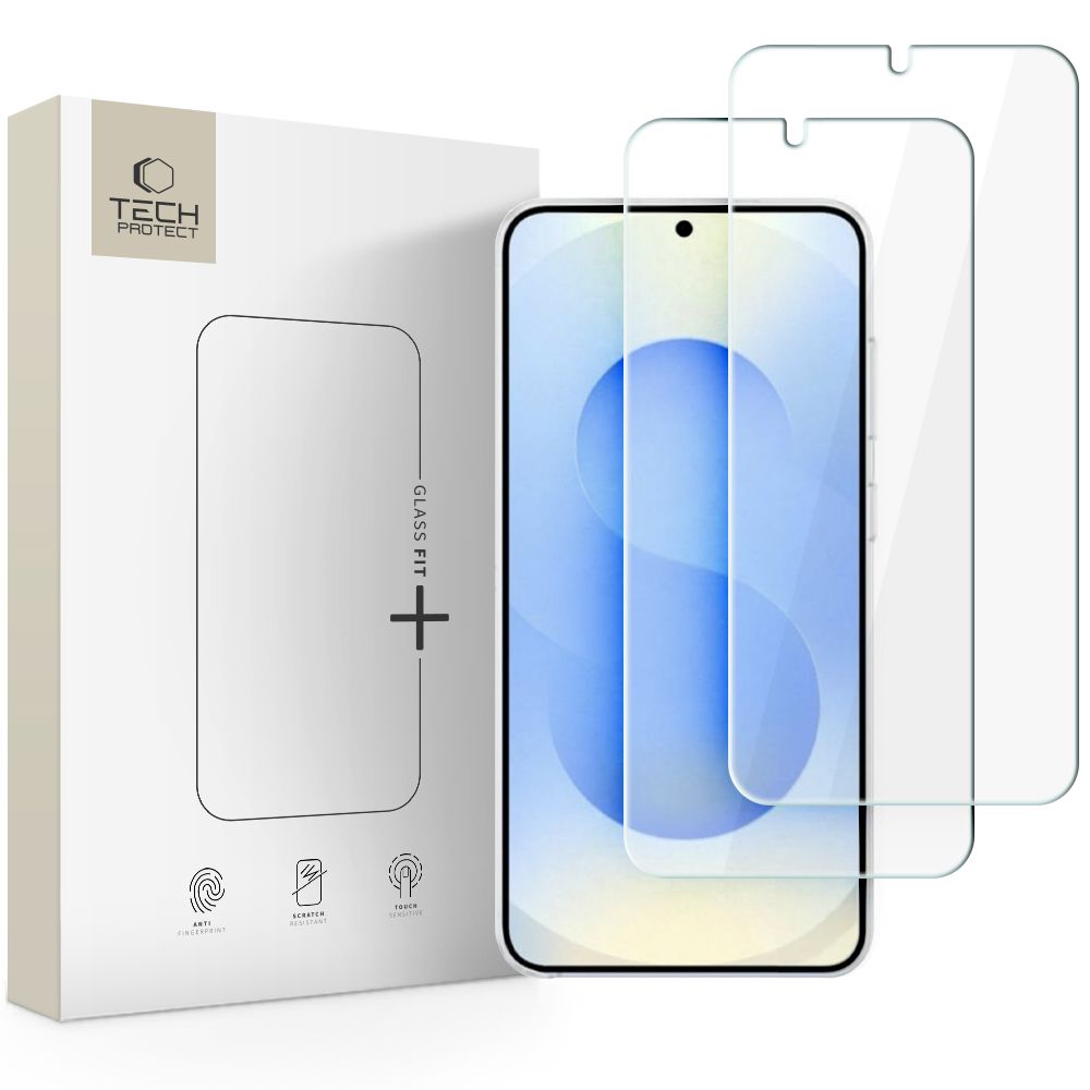 Hærdet Glas Tech Protect Glass Fit+ 2 Pack Galaxy S26 Clear