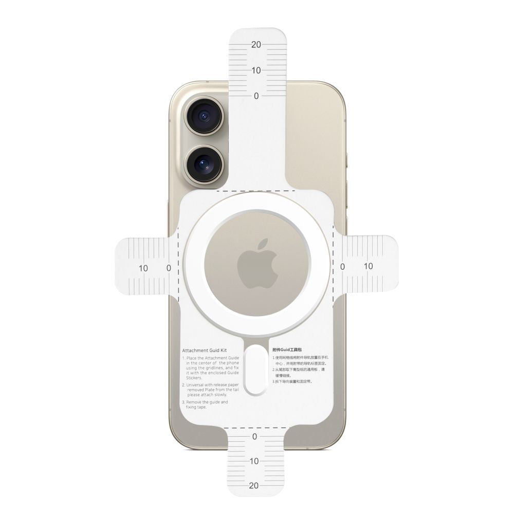 Tech Protect Mmp 100 Magnetisk Magsafe Ring 2 Pak Sort & Hvid
