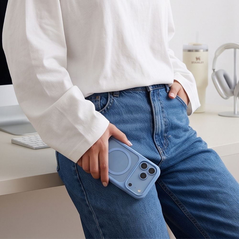 Tech Protect Magone Magsafe Cc + Glas 2 Pak Iphone 17 Pro Max / 18 Pro Max Lysebla/Klar