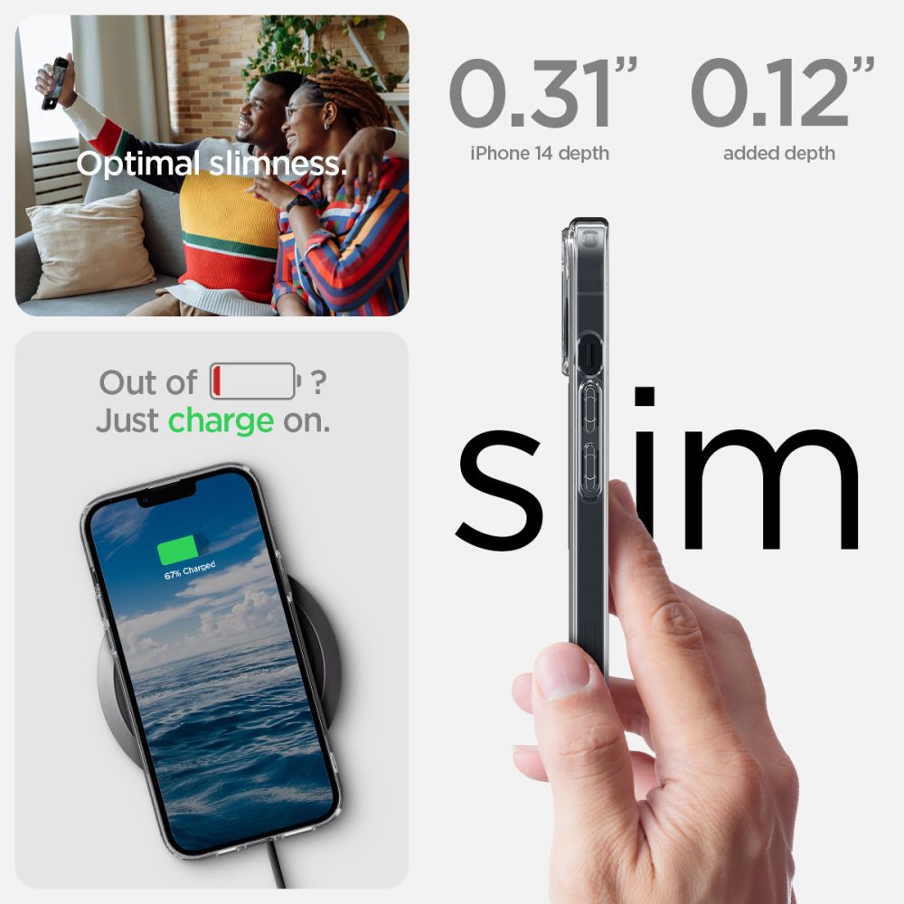 Spigen Ultra Hybrid Magsafe Iphone 14 Hvid