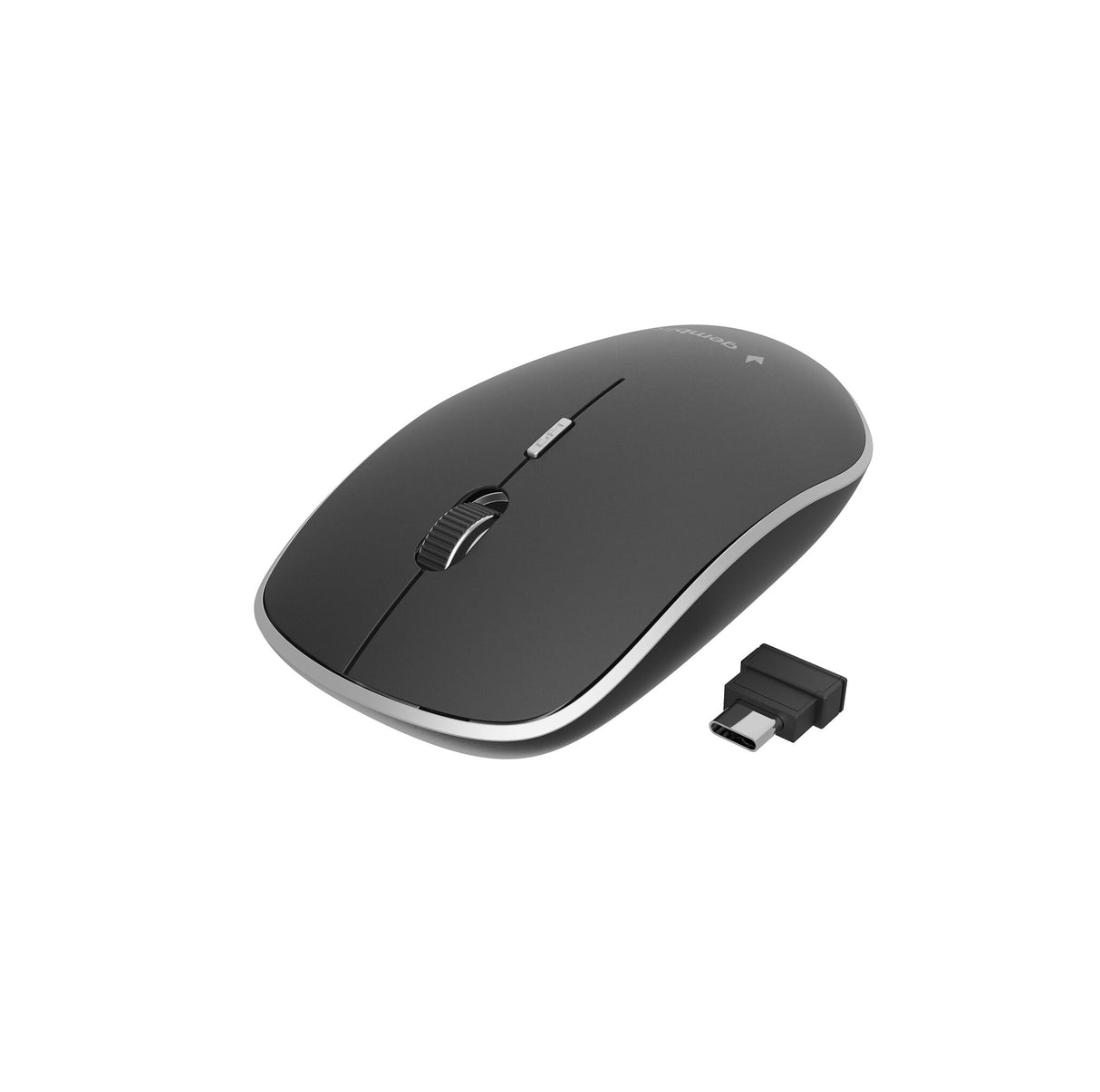 Gembird MUSW-4BSC-01 mus Ambidextrous RF Wireless + USB Type-C Optisk 1600 dpi