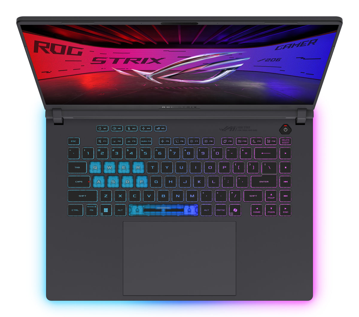 ASUS ROG Strix G15 G615LW-S5075W Intel Core Ultra 9 275HX Laptop 40,6 cm (16") WQXGA 16 GB DDR5-SDRAM 1 TB SSD NVIDIA GeForce RTX 5080 Wi-Fi 7 (802.11be) Windows 11 Home Sort, Grå