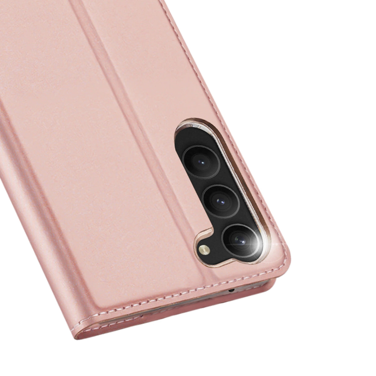 Dux Ducis Skin Pro case for Samsung Galaxy S23+ flip cover card wallet stand pink