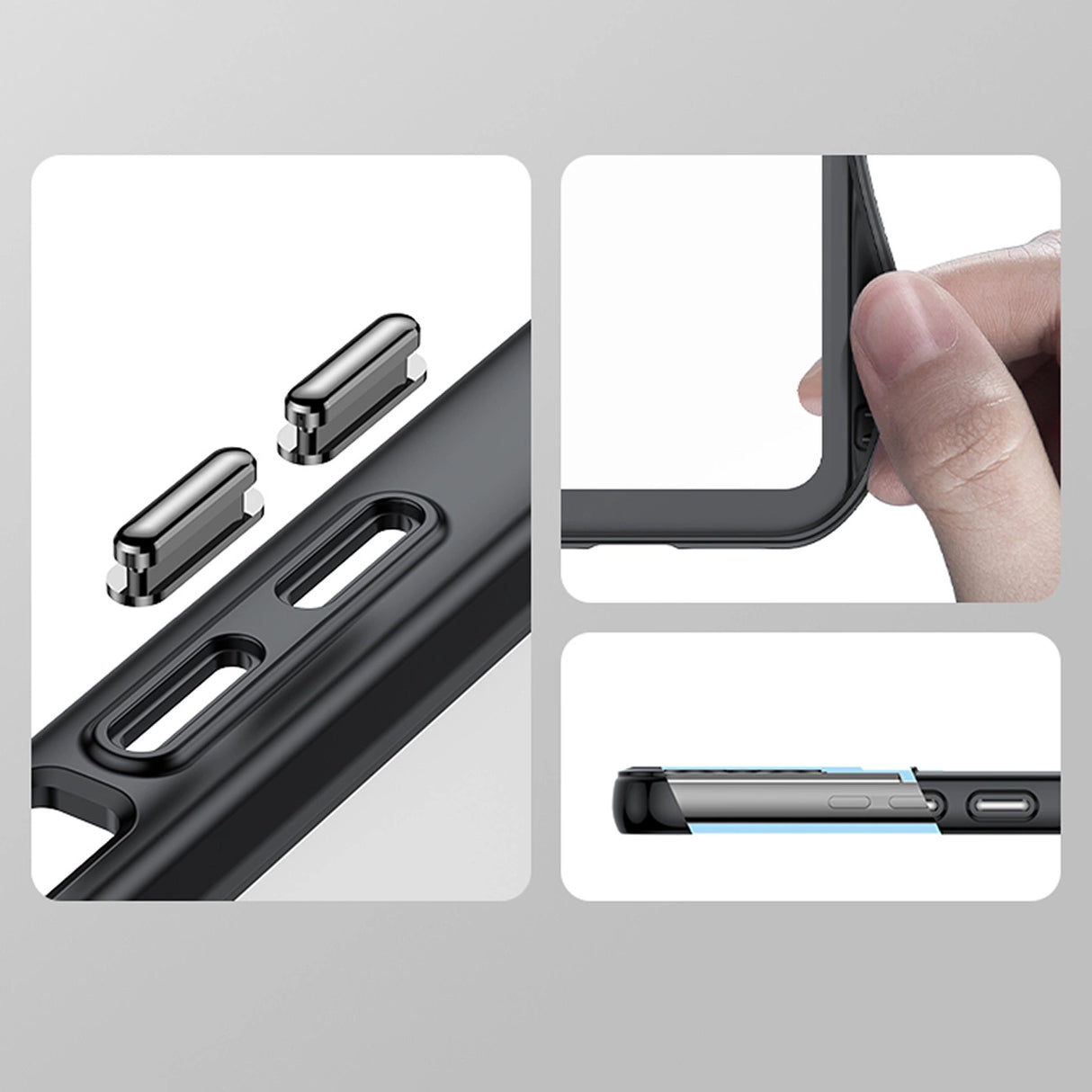 Outer Space Case for Samsung Galaxy S23+ cover with a flexible transparent frame