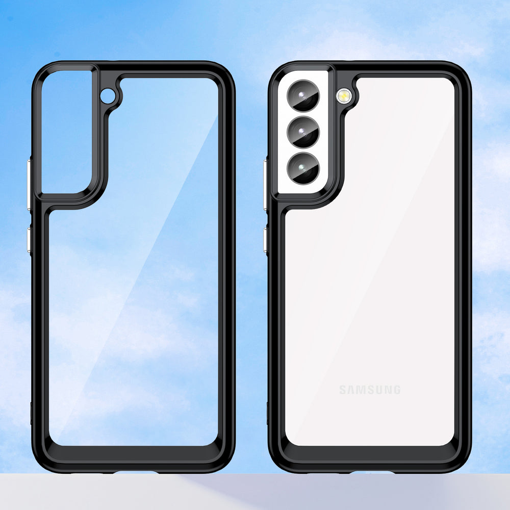Outer Space Case til Samsung Galaxy S23+ cover med en fleksibel ramme sort