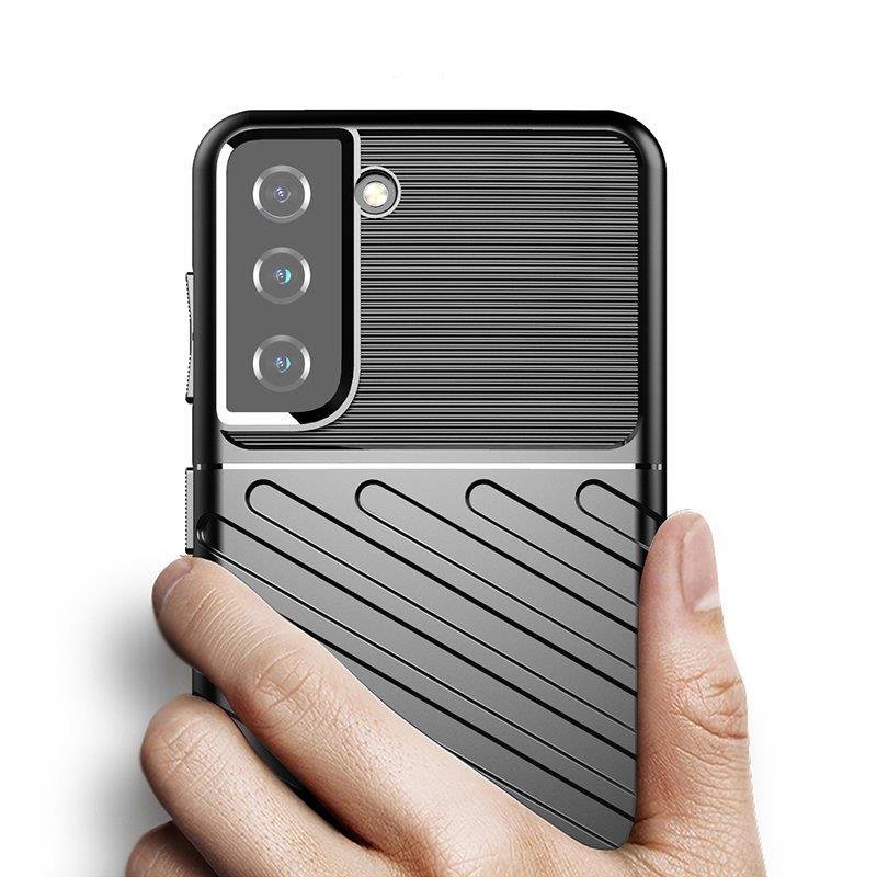 Thunder Case til Samsung Galaxy S23+ silikone rustning case blå