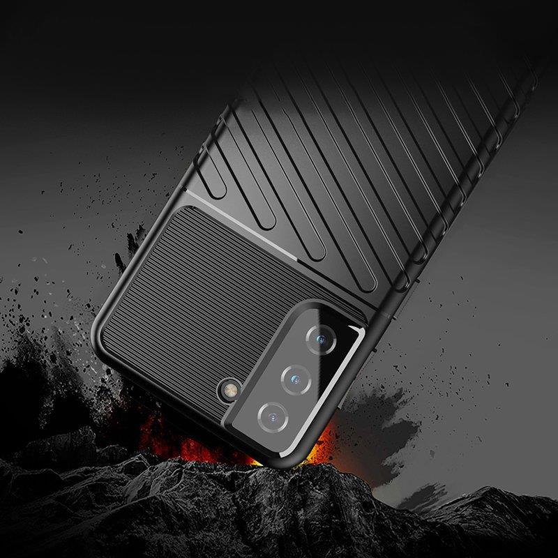 Thunder Case til Samsung Galaxy S23+ silikone rustning case blå