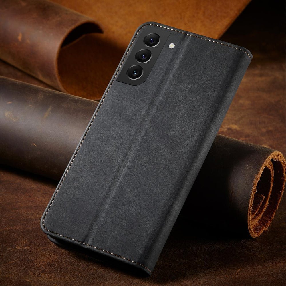Magnet Fancy Case til Samsung Galaxy S23+ flip cover wallet stand sort