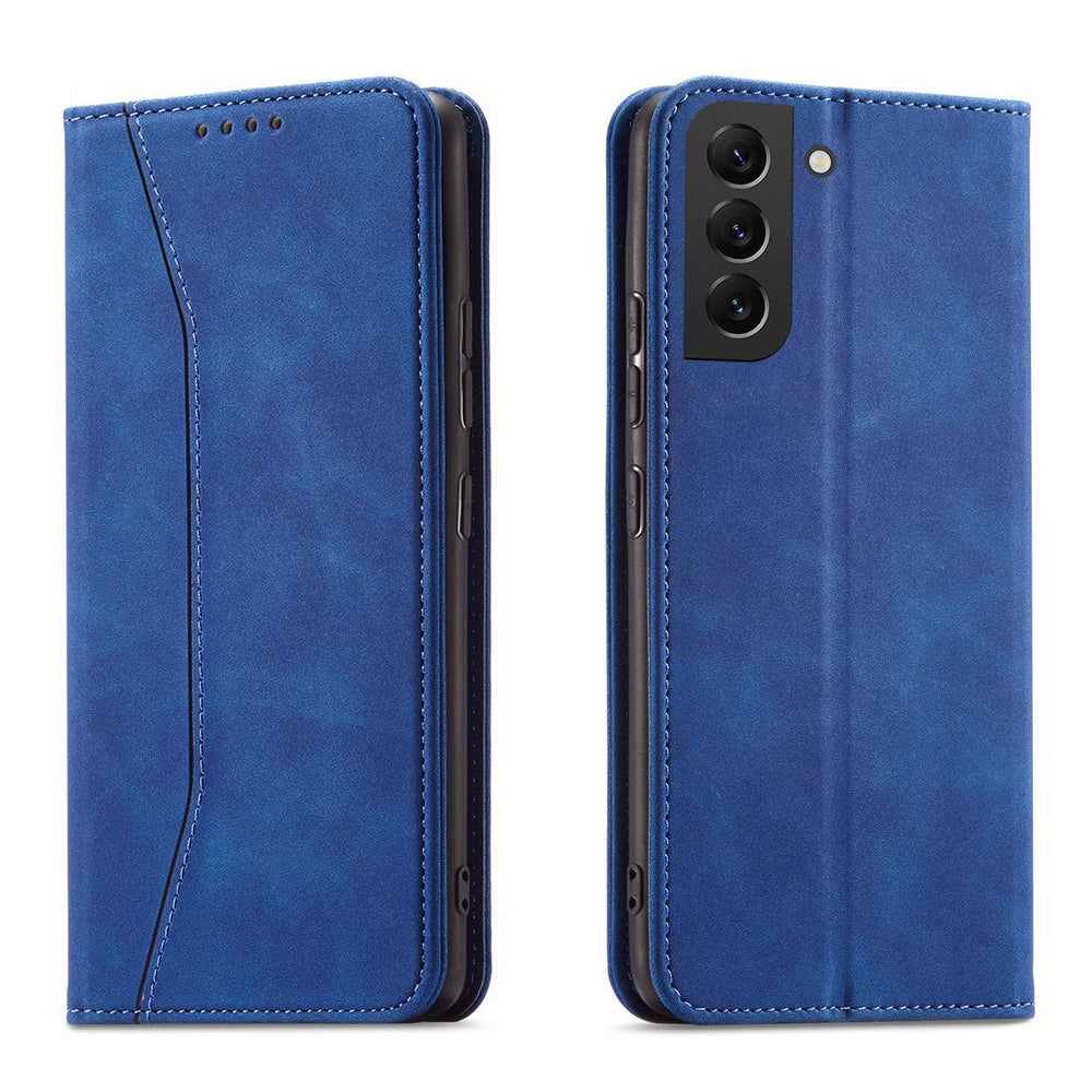 Magnet Fancy Case til Samsung Galaxy S23+ flip cover tegnebog stativ blå