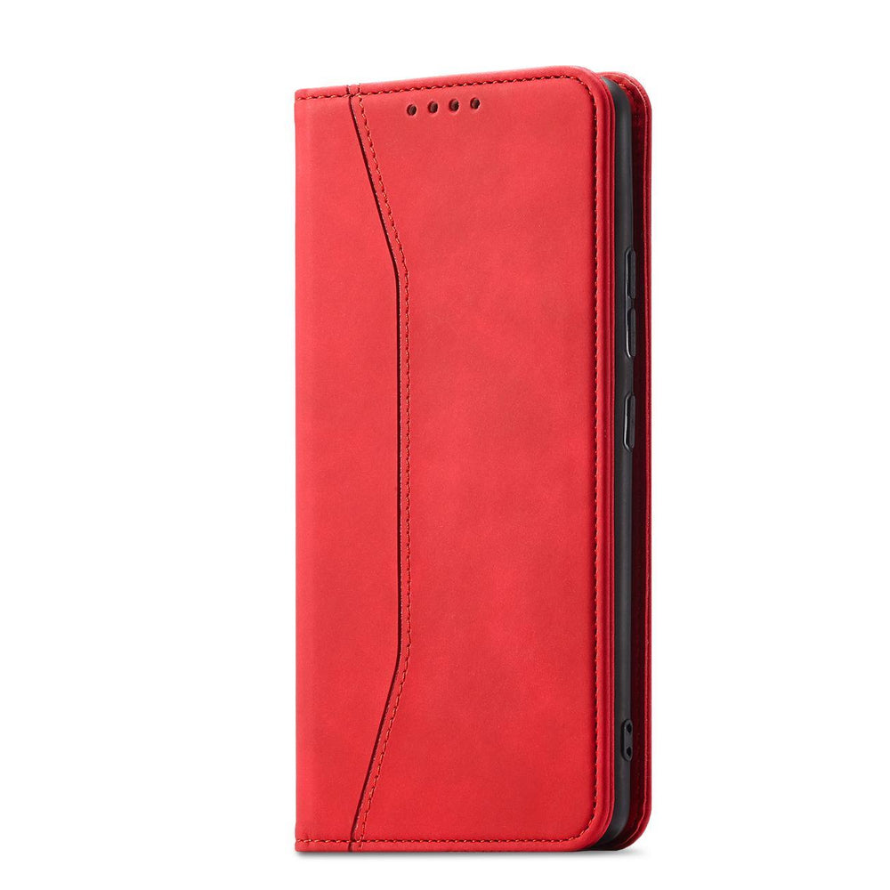 Magnet Fancy Case til Samsung Galaxy S23+ flip cover tegnebog stativ rød