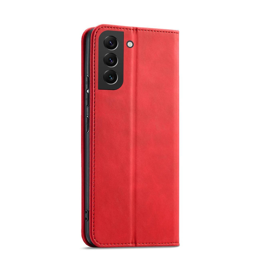 Magnet Fancy Case til Samsung Galaxy S23+ flip cover tegnebog stativ rød