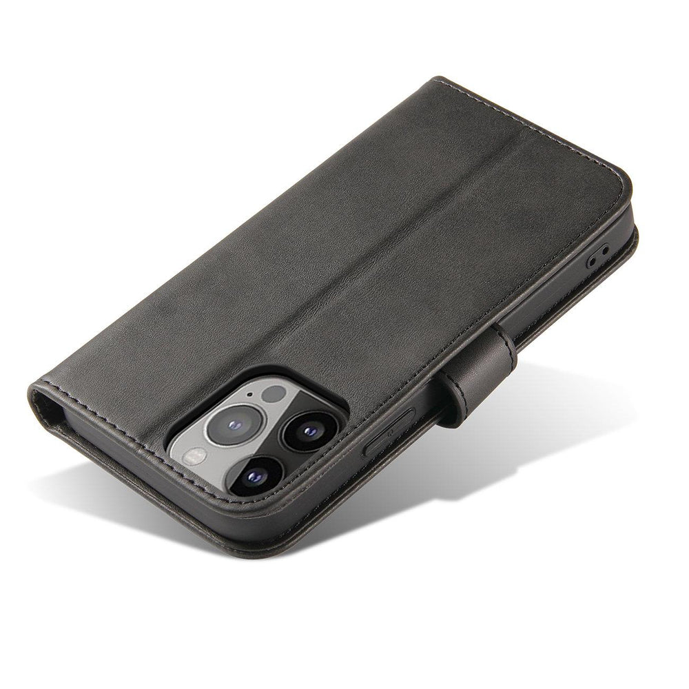 Magnet Case Case for Google Pixel 7 cover med flip wallet stand sort
