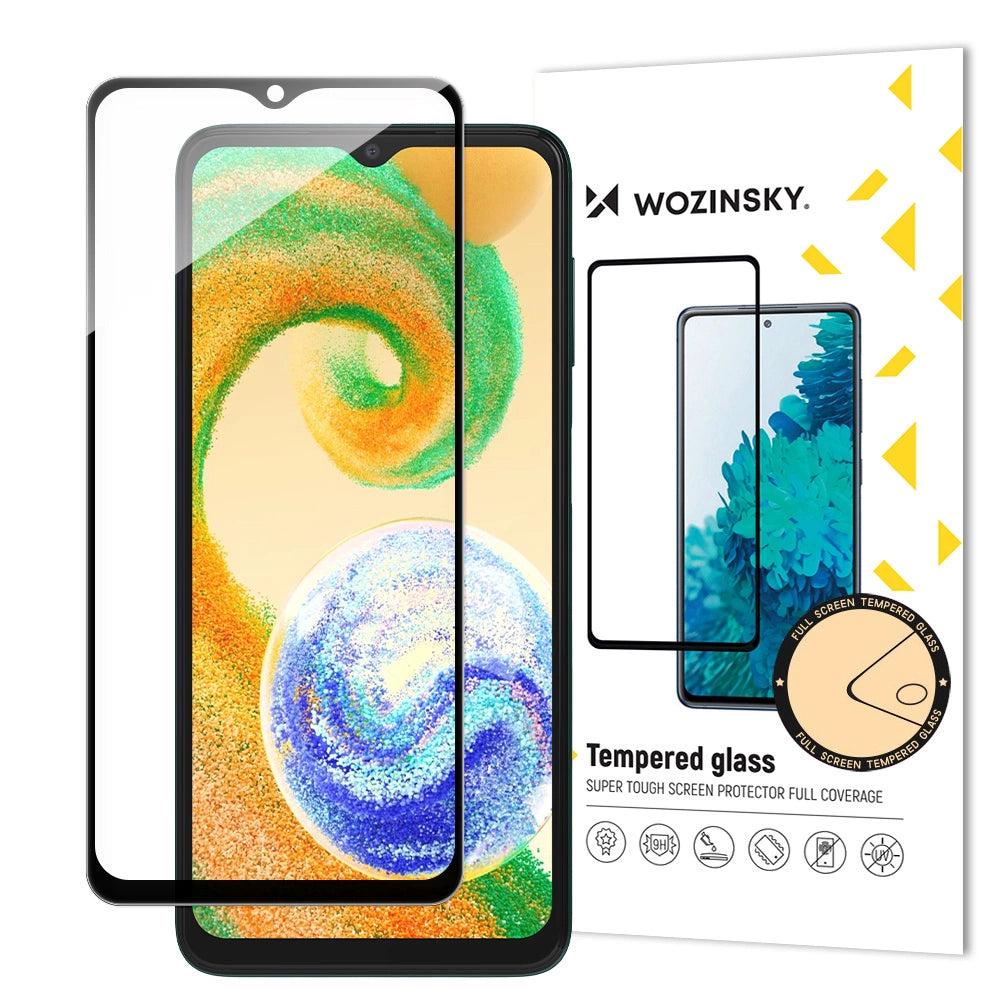 Wozinsky Full Glue tempereret glas til Samsung Galaxy A04s