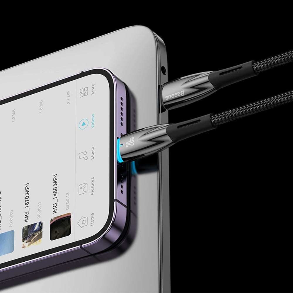 Baseus CADH000101 Lightning - USB-C PD cable 20W 480Mb/s 2m - black