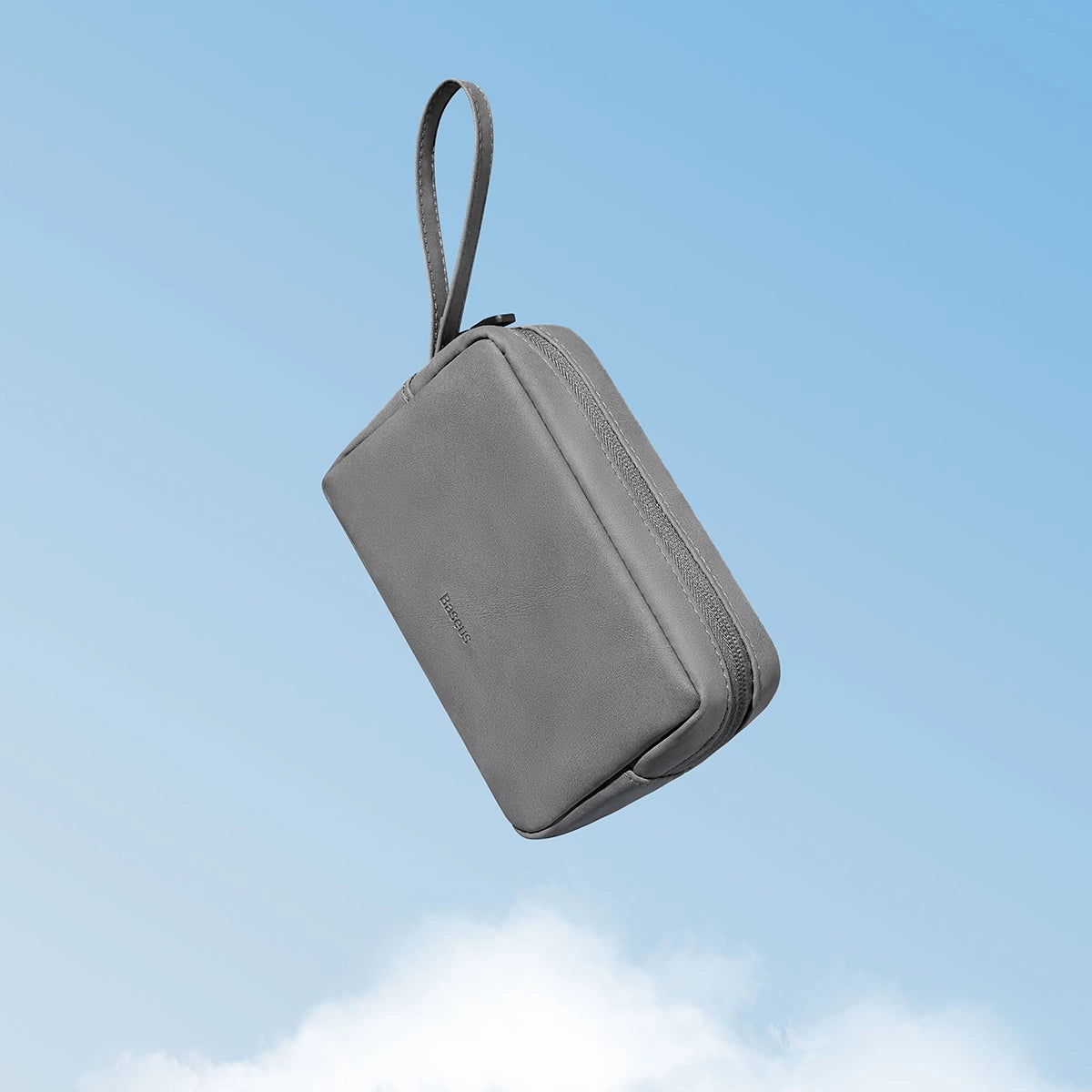 Baseus EasyJourney-serien lille rejsepose telefonpose, hovedtelefoner og andre små genstande grå