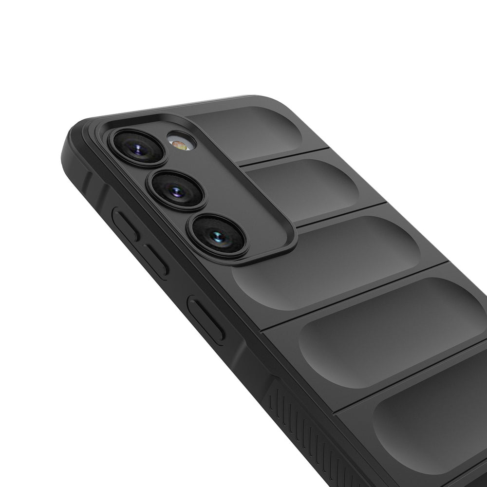 Magic Shield Case til Samsung Galaxy S23+ fleksibelt pansret cover sort