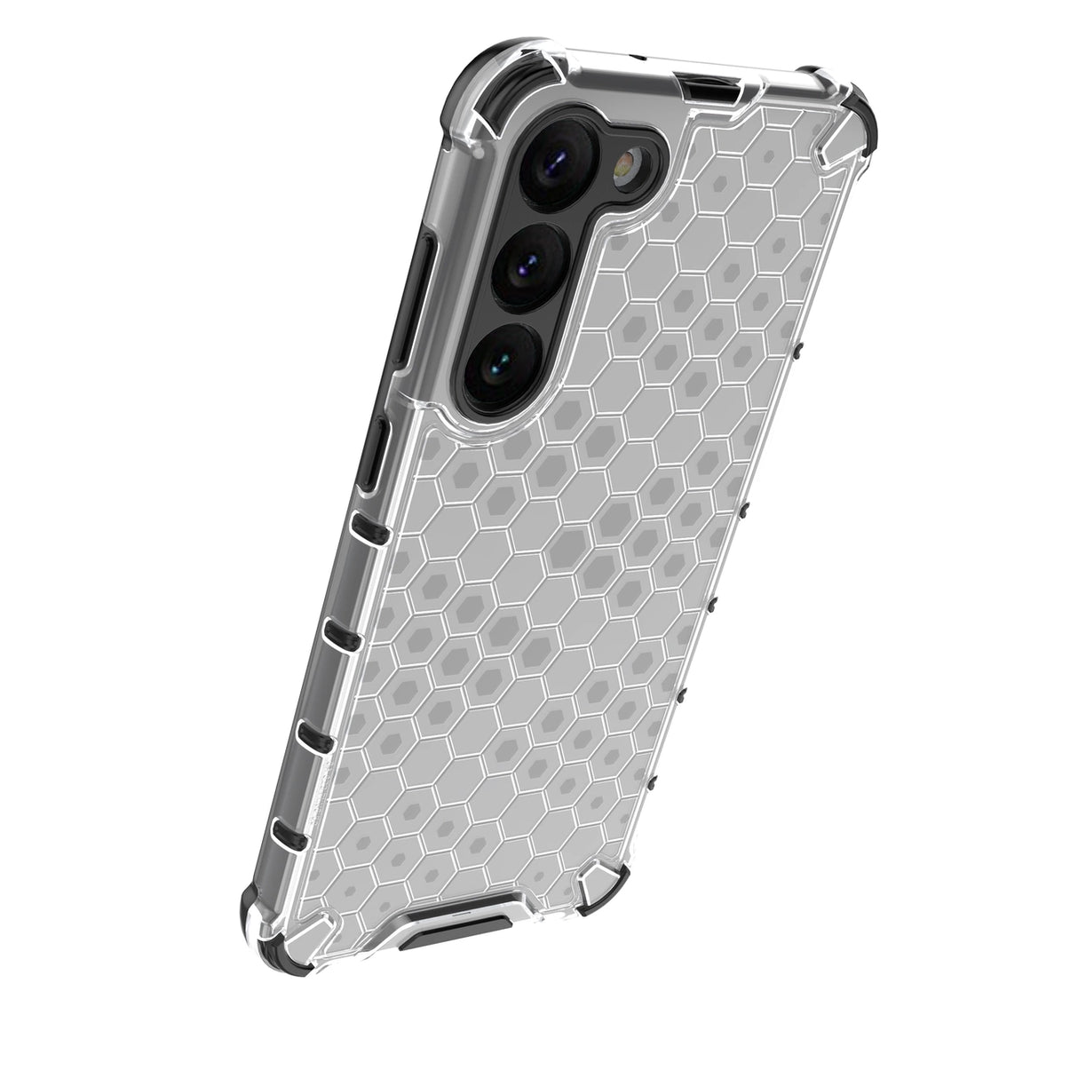 Honeycomb case til Samsung Galaxy S23+ pansret hybrid cover sort