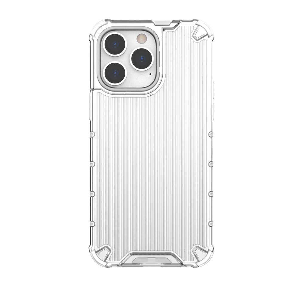 Ombre Protect Case for iPhone 13 Pro Max lyserød og blå pansret sag