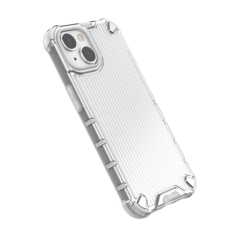 Ombre Protect Case for iPhone 14 lyserød og blå pansret sag