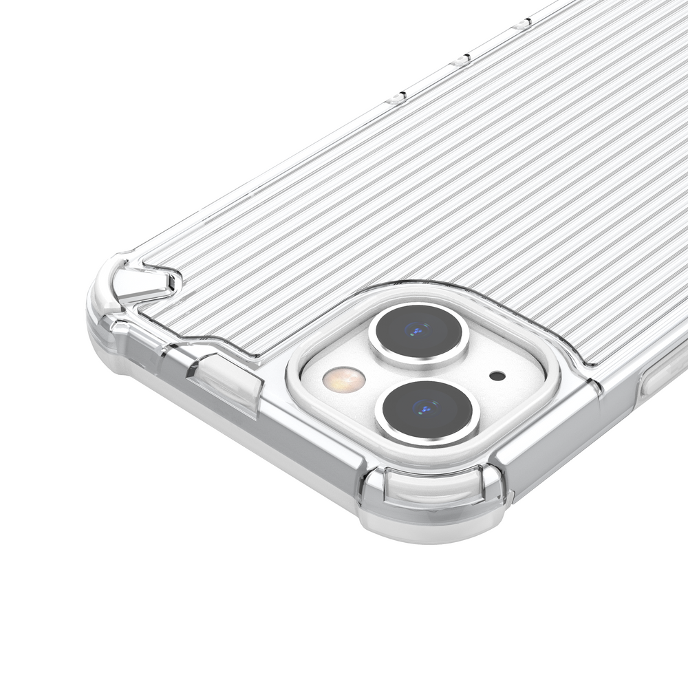 Ombre Protect Case til iPhone 14 Plus pansret cover lyserød og blå
