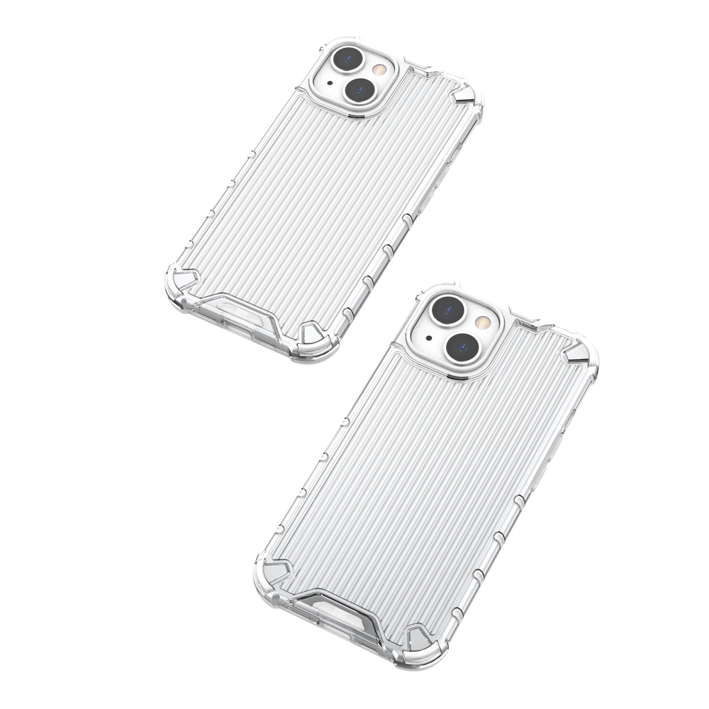 Ombre Protect Case til iPhone 14 Plus pansret cover lyserød og blå