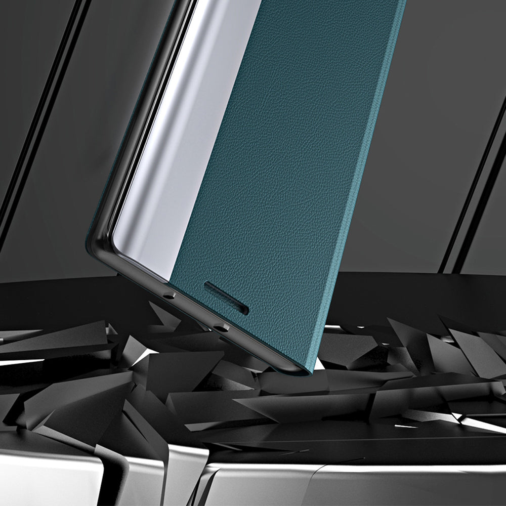 Sleep Case Pro-kasse til Samsung Galaxy S23+ med flip stand blå
