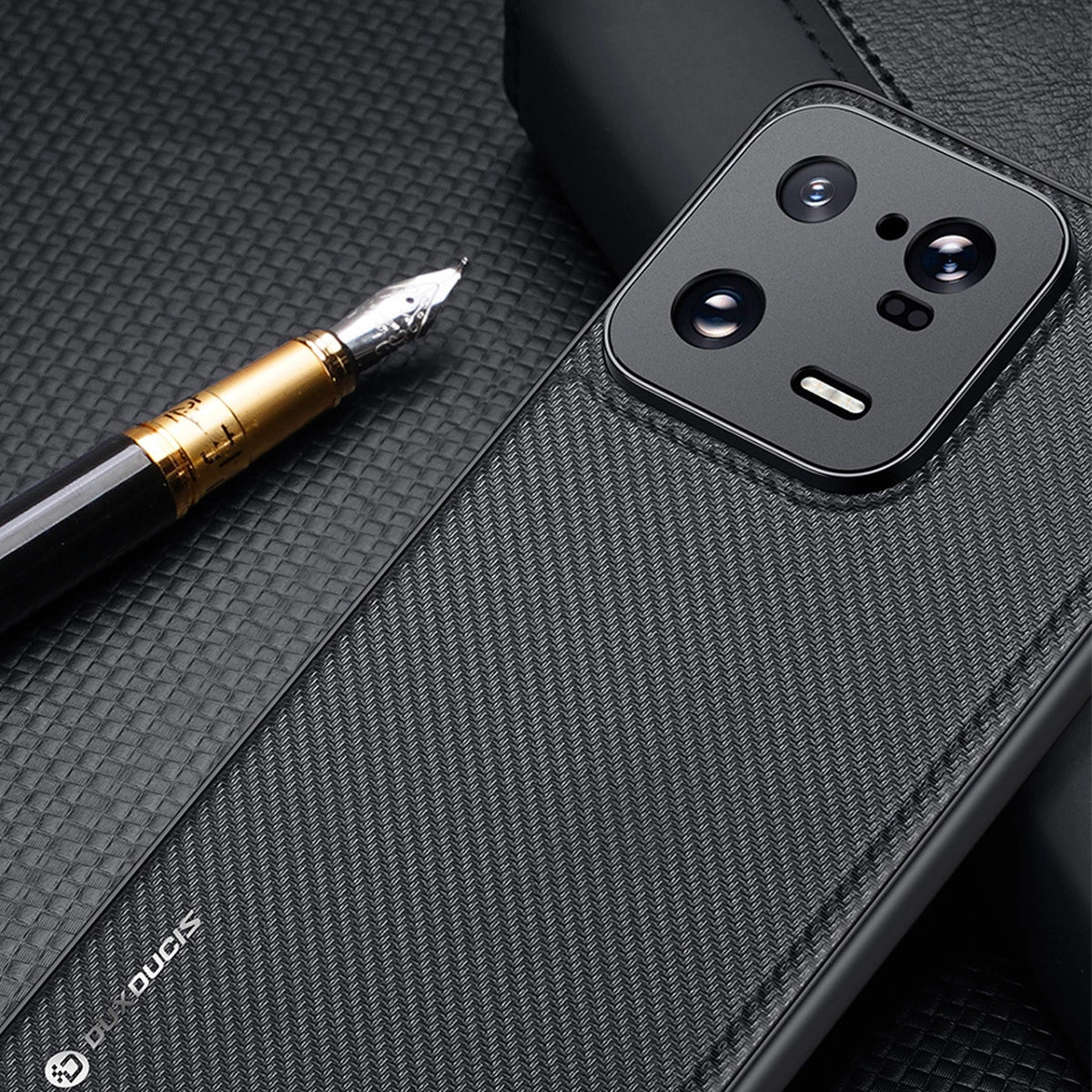 Dux Ducis Fino case til Xiaomi 13 Pro cover med silikon ramme blå