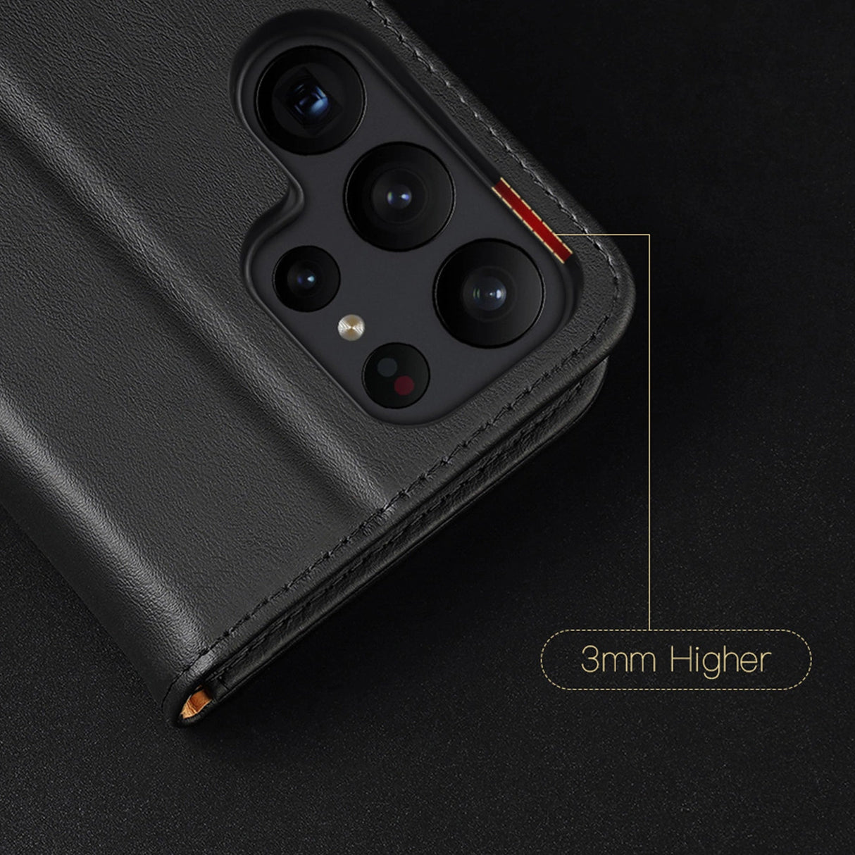 Dux Ducis Hivo case Samsung Galaxy S23+ flip cover tegnebog stand RFID blokering brun