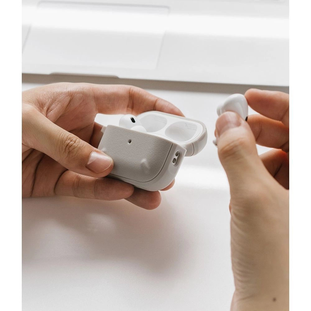 Ringke Onyx-kasse til AirPods Pro 2 pansret hovedtelefon-kasse grå