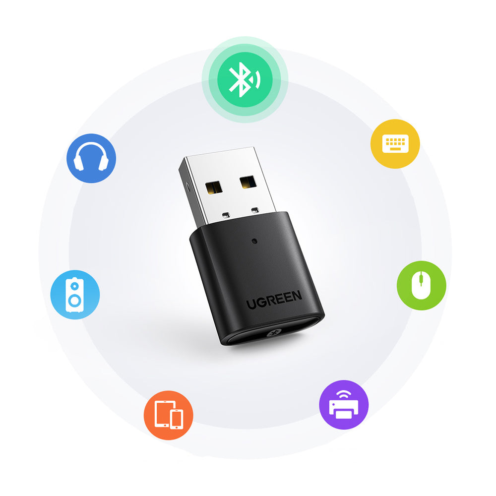 Ugreen Bluetooth 5.0 USB-A Adapter sort (CM390)