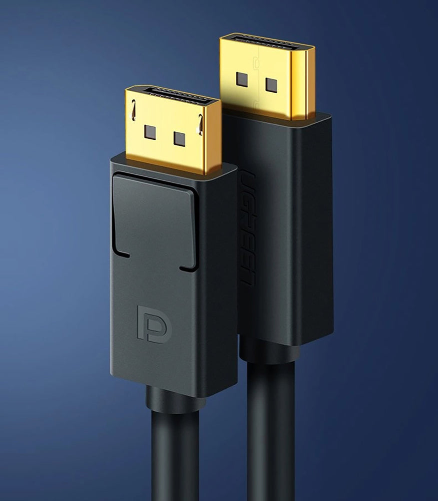 Ugreen DP102 10212 DisplayPort 1.2 4K / DisplayPort 1.2 4K Kabel 3m - sort
