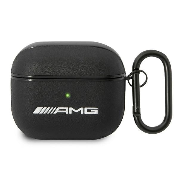 AMG læder Big Logo case til AirPods 3 - sort