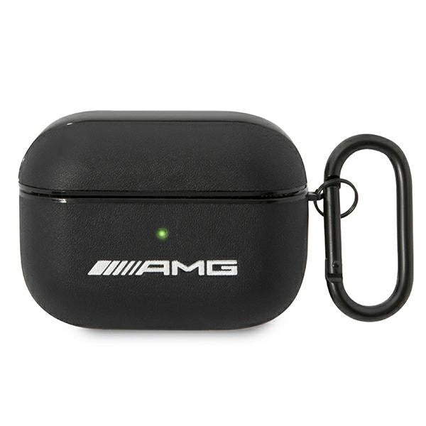 AMG Leather Big Logo-kasse til AirPods Pro - sort