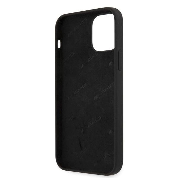AMG Silicone Big Logo-hylster til iPhone 12 Pro Max - sort