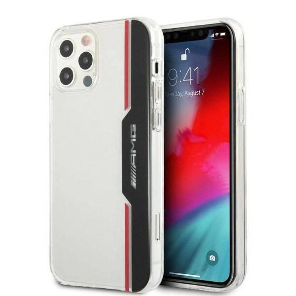 AMG Electroplate Vertical case til iPhone 12 / iPhone 12 Pro - gennemsigtig