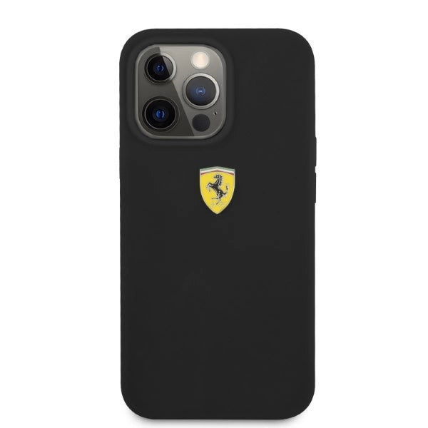 Ferrari FESSIHMP13LBK iPhone 13 Pro / 13 6.1" black/black hardcase Silicone MagSafe