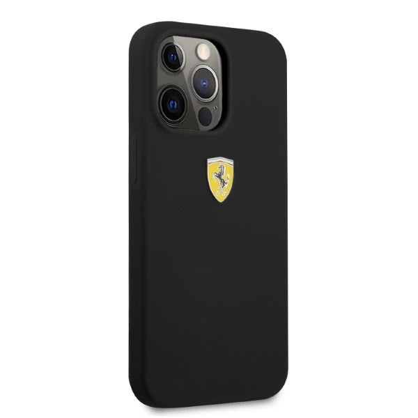 Ferrari FESSIHMP13LBK iPhone 13 Pro / 13 6.1" black/black hardcase Silicone MagSafe