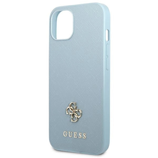 Guess GUHCP13MPS4MB iPhone 13 6.1" blue/blue hardcase Saffiano 4G Small Metal Logo