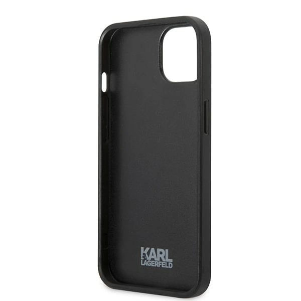 Karl Lagerfeld Flower Ikonik Karl case for iPhone 13 mini - gray