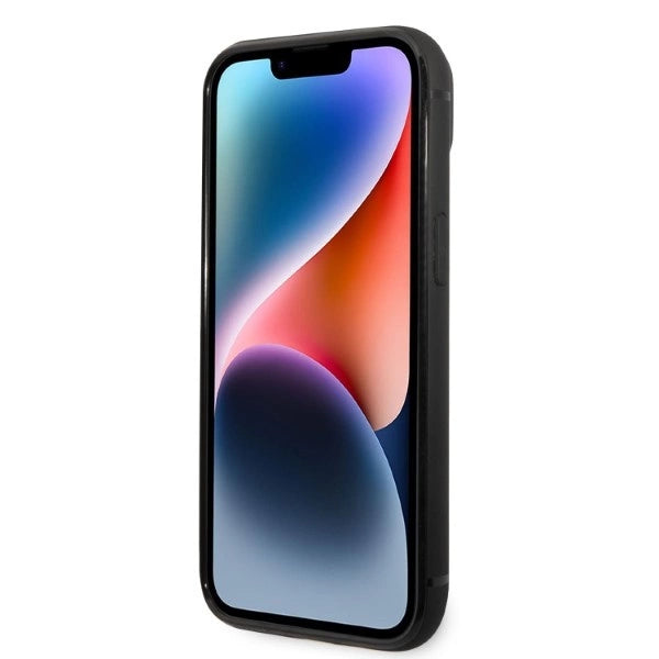 Karl Lagerfeld Signature Logo Cardslot case for iPhone 14 Plus - black