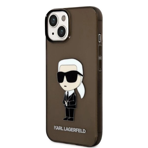 Karl Lagerfeld Ikonik Karl case for iPhone 14 Plus - black