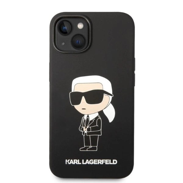 Karl Lagerfeld Silicone Ikonik case for iPhone 14 Plus - black