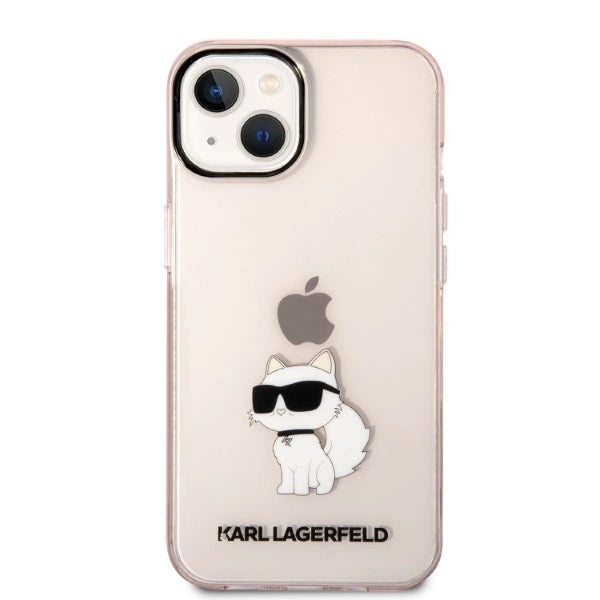 Karl Lagerfeld Ikonik Choupette case for iPhone 14 - pink