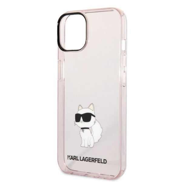 Karl Lagerfeld Ikonik Choupette case for iPhone 14 - pink