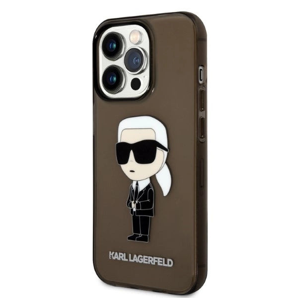Karl Lagerfeld Ikonik Karl case for iPhone 14 Pro Max - black