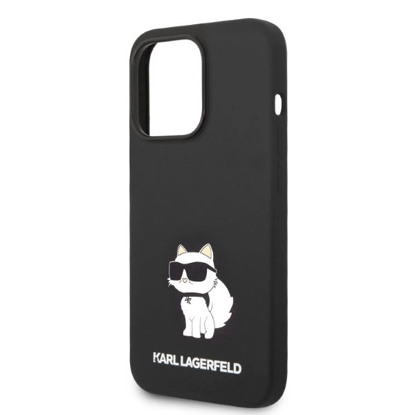 Karl Lagerfeld Silicone Choupette case for iPhone 14 Pro Max - black